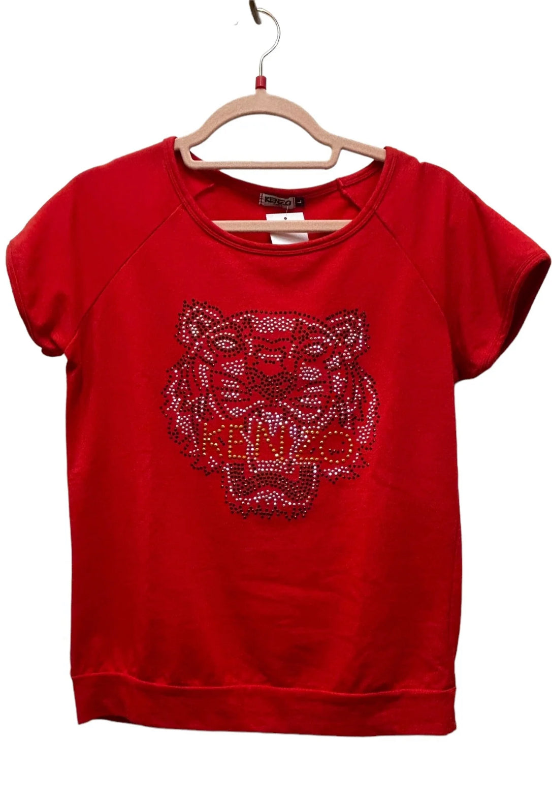 Tee-shirt KENZO : L'Icône Tigre en Strass Étincelant