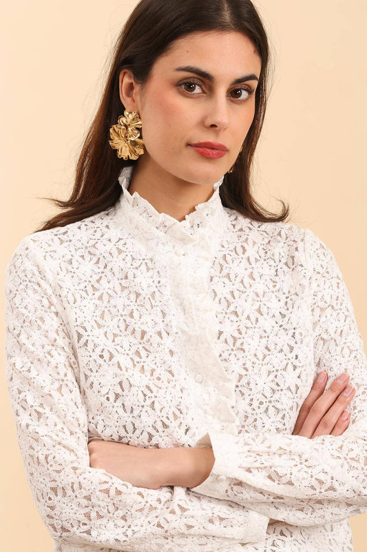 BLOUSE EN DENTELLE