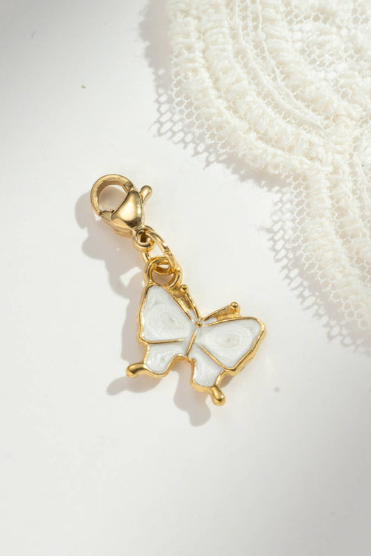 Cosmos - Pendentif Charm Papillon  – Acier Inoxydable Fantaisie