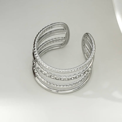 Bague Argentée avec Strass