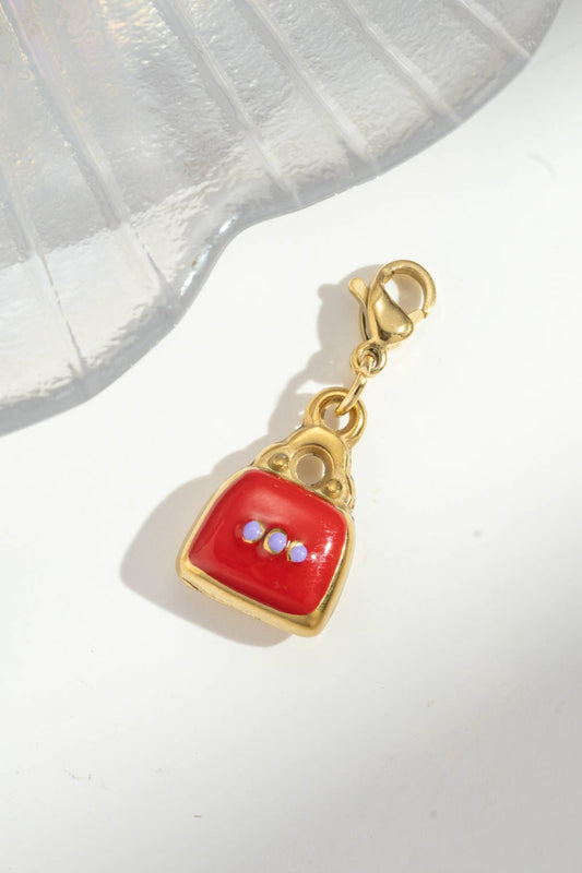 Cosmos - Charm Pendentifs Sac à Main Acier Inoxydable