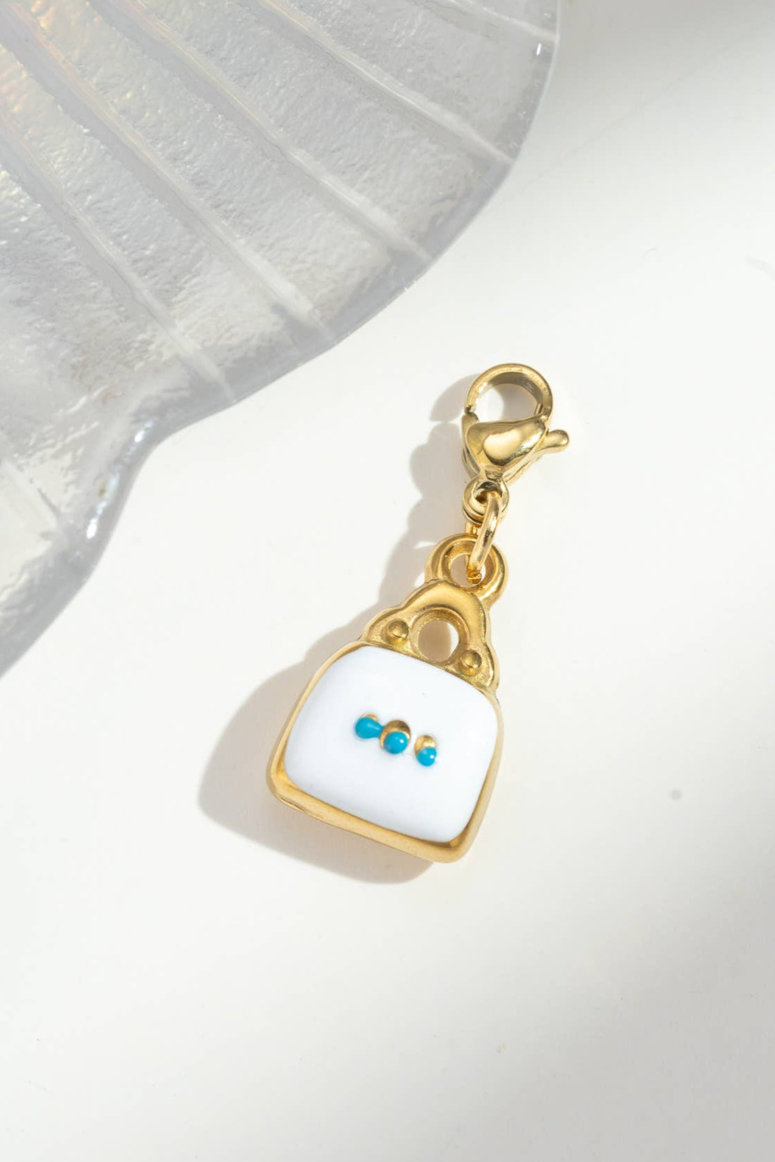 Cosmos - Charm Pendentifs Sac à Main Acier Inoxydable