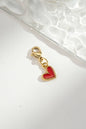 Cosmos - Pendentif Charms Coeur Tendre Serti  – Acier Inoxydable Fantaisie