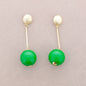 Boucles d'oreilles boule en résine XL