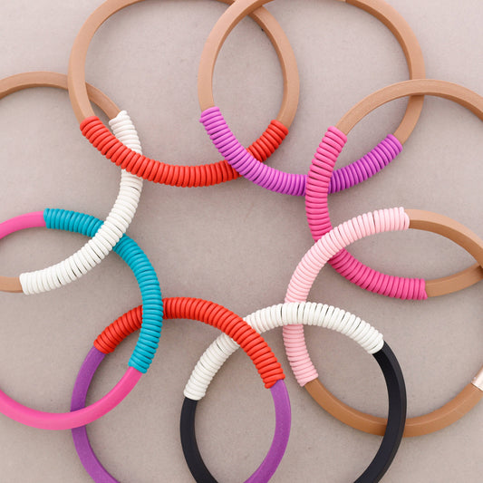 Collier Magnétique Spirale Élastique