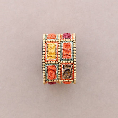 Bracelet manchette perles