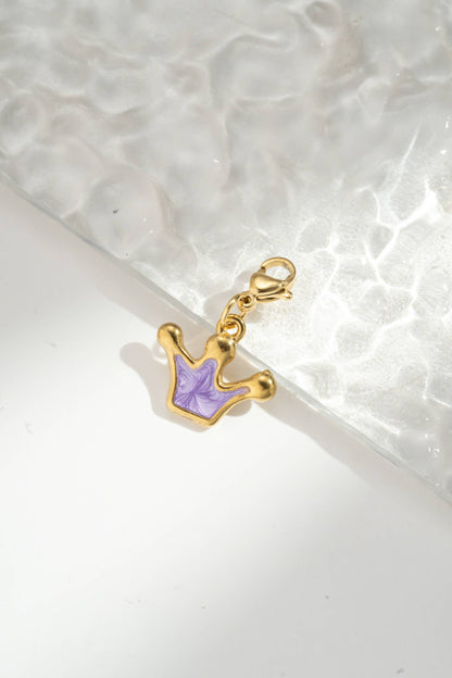 Cosmos - Pendentif motif Couronne – Acier Inoxydable
