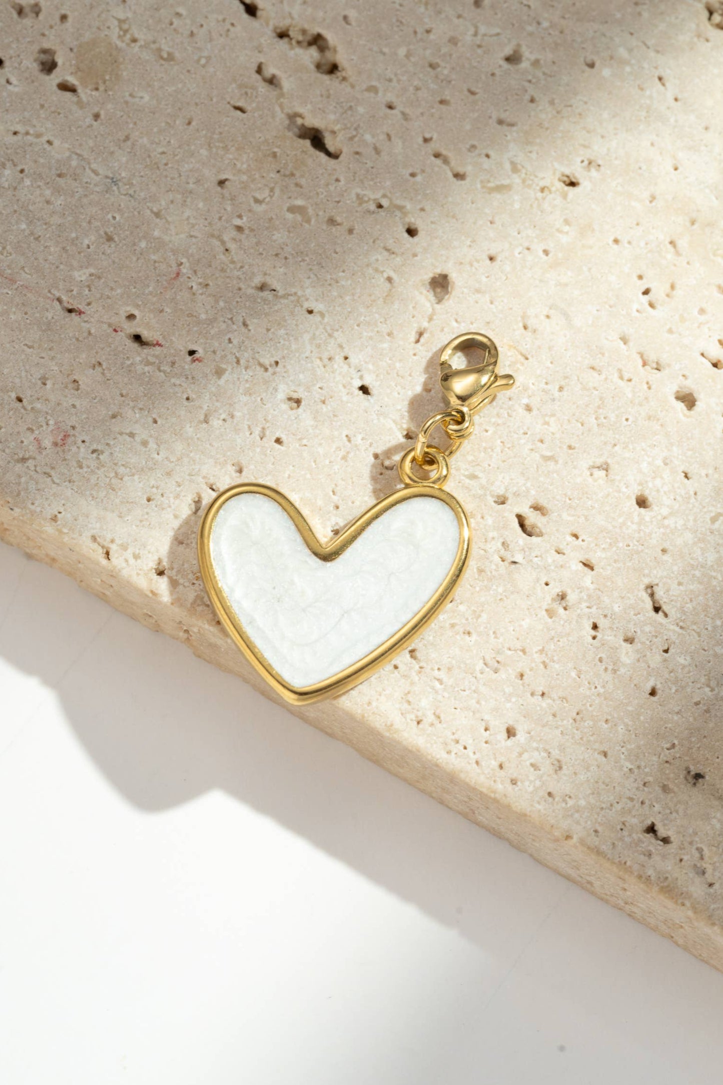 Cosmos - Pendentif Charms Coeur Tendre – Acier Inoxydable Fantaisie