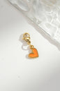 Cosmos - Pendentif Charms Coeur Tendre Serti  – Acier Inoxydable Fantaisie