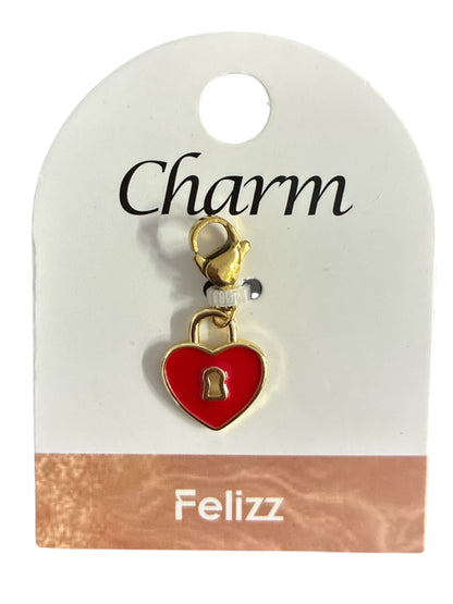 Charm Cœur cadenas