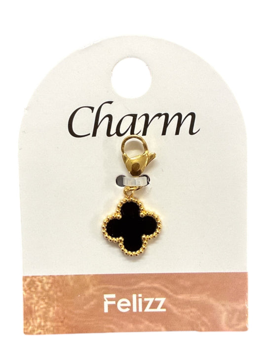 Charm Trèfle Noir