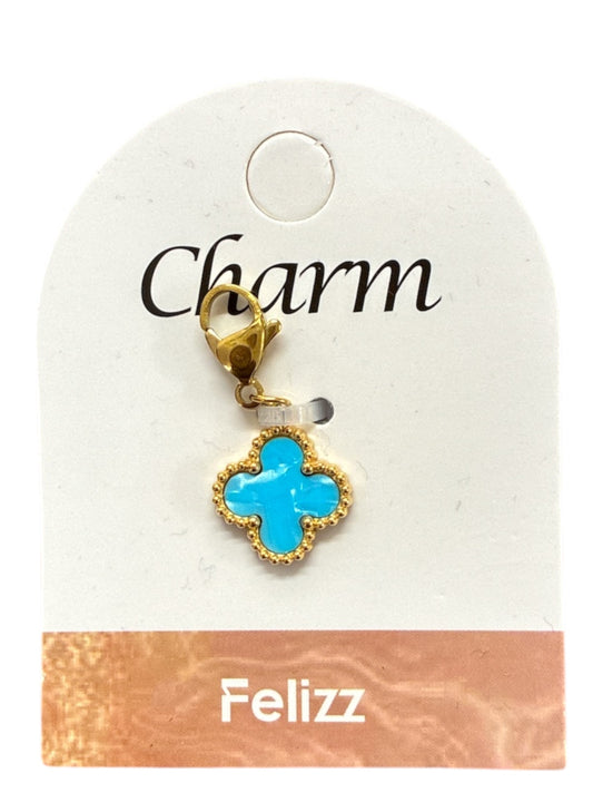 Charm Trèfle Turquoise