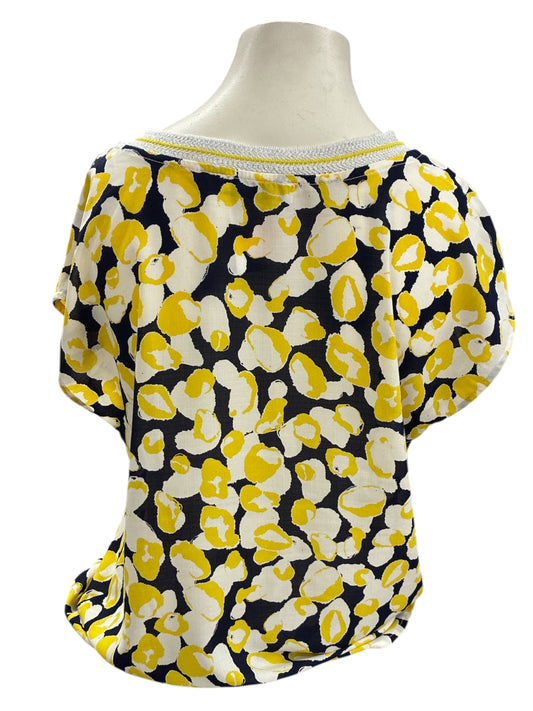 T-shirt IT HIPPI Jaune et Bleu - Style Dynamique et Confort Optimal