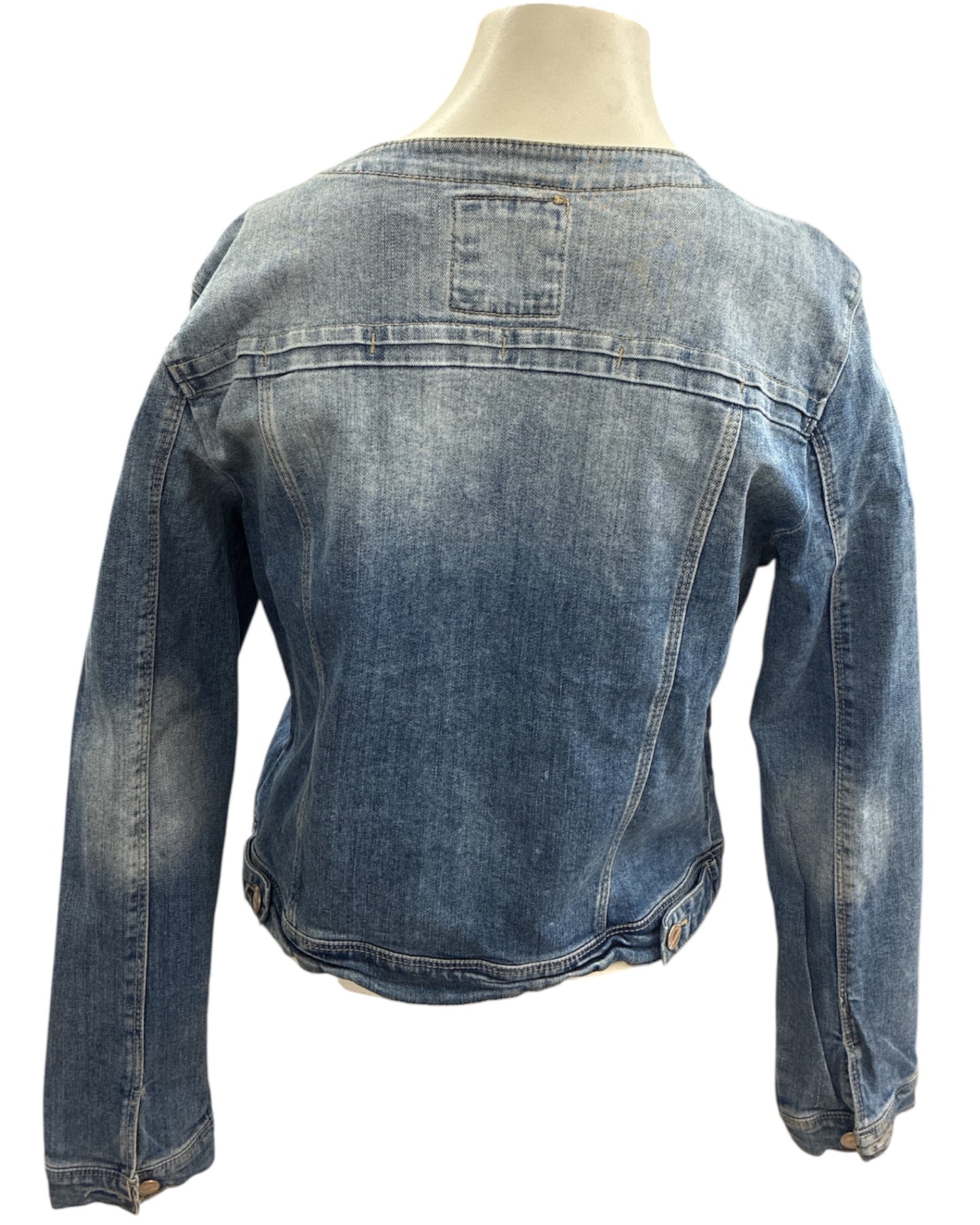 Veste Jean Promod Taille 40 - Col Rond Chic et Moderne