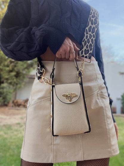 Cassette : The Bee Bag, blanc crème.