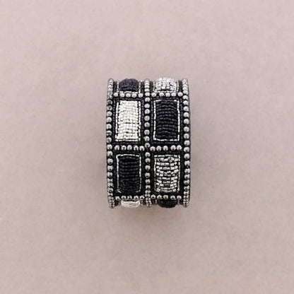 Bracelet manchette perles