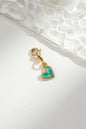 Cosmos - Pendentif Charms Coeur Tendre Serti  – Acier Inoxydable Fantaisie