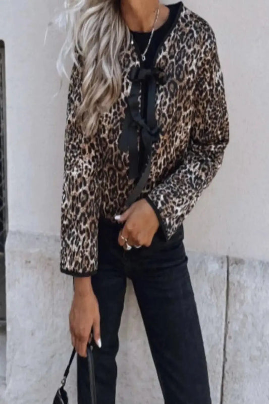 Veste en Léopard