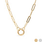 WJW - Collier Porte-Charme Mousqueton en Acier Inoxydable